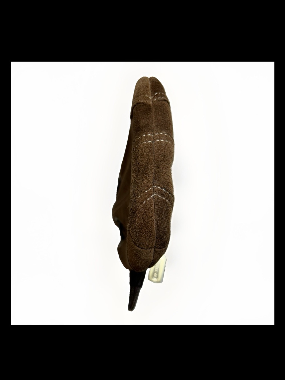 Coach Soho Brown Suede Drawstring Wristlet/Pouch, 2003 Style: (#7128) RARE - Picture 5 of 9